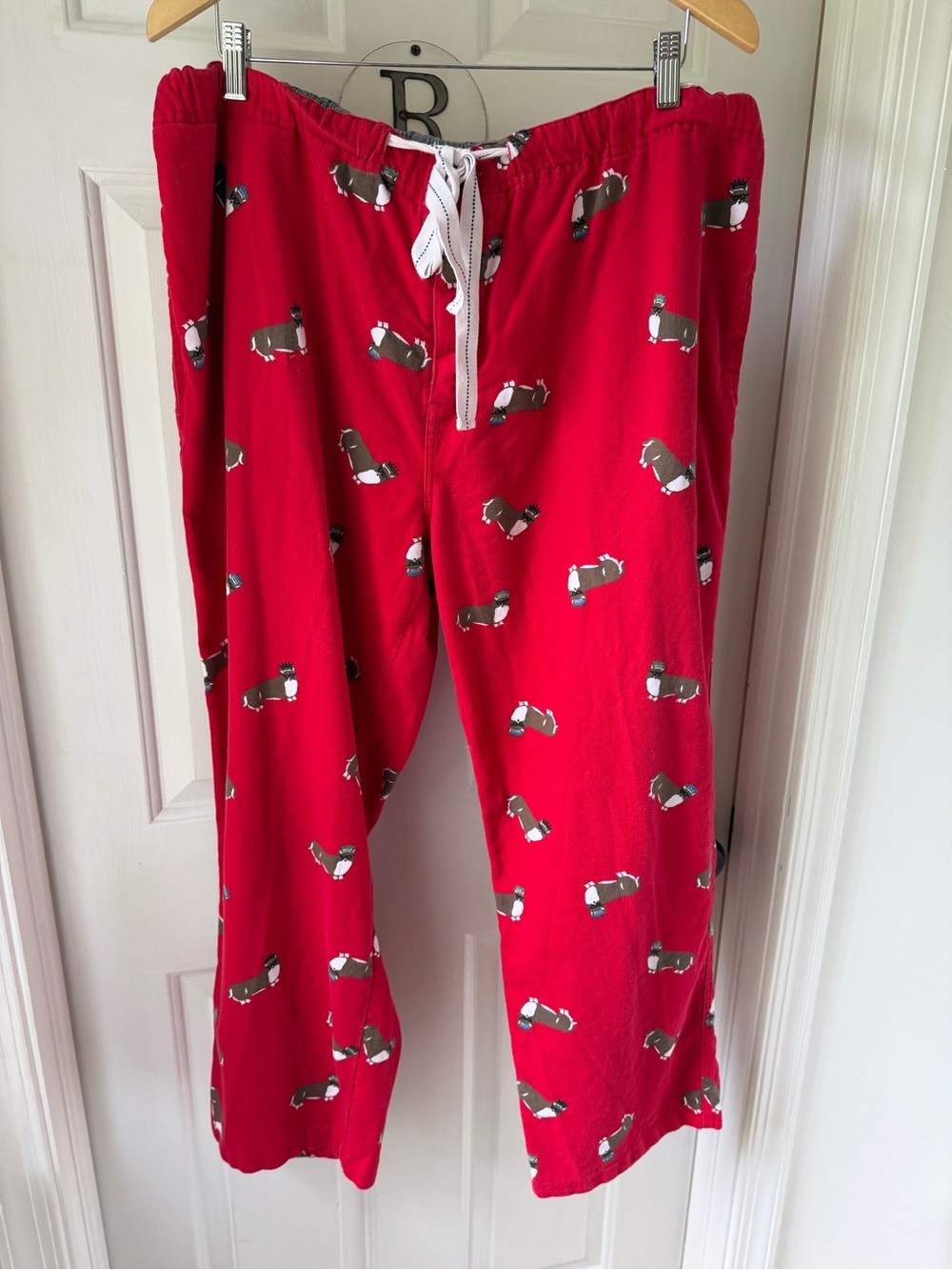 Boden Men's XXL Red Corgi Dog Cotton Pajama Lounge pants